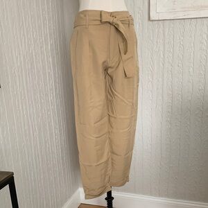 Ralph Lauren tie waist crop pants